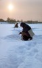 Зимняя рыбалка на Стодольском озере.